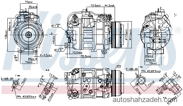 کمپرسور کولر  نیسنس-890218