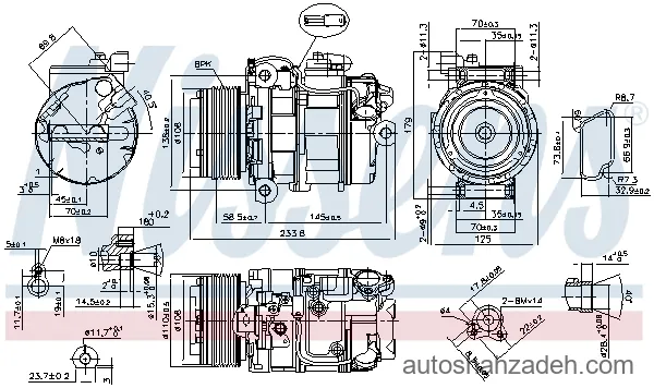 کمپرسور کولر  نیسنس-89595